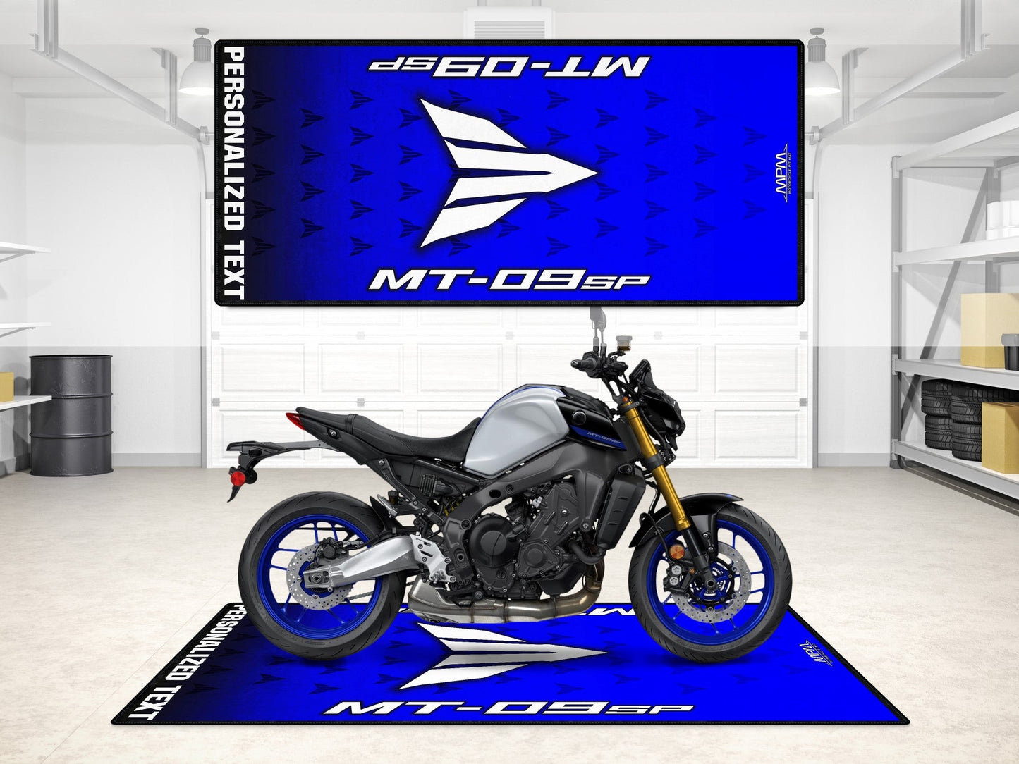 Designed Pit Mat for Yamaha MT-09SP Motorcycle - MM7118