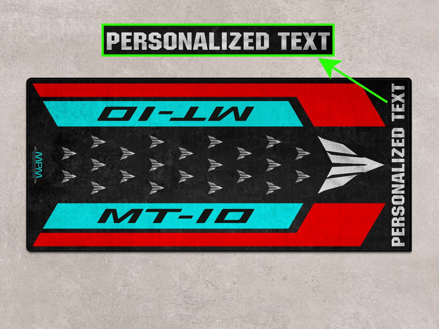 Designed Pit Mat for Yamaha MT-10 Motorcycle - MM7115