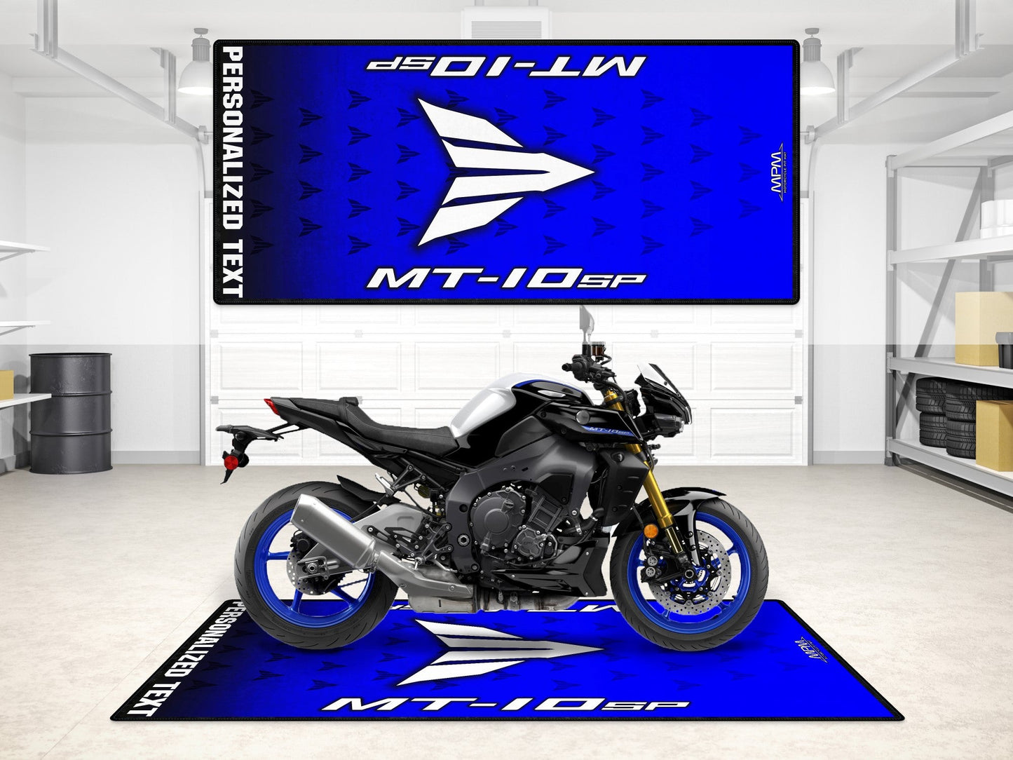 Designed Pit Mat for Yamaha MT-10SP Motorcycle - MM7116