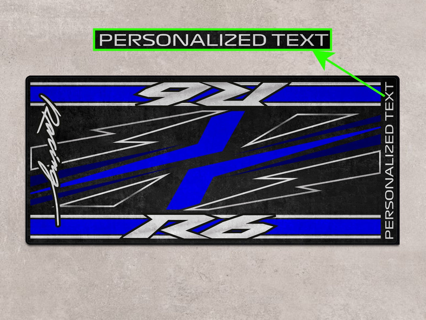 Designed Pit Mat for Yamaha R6 Motorcycle - MM7255