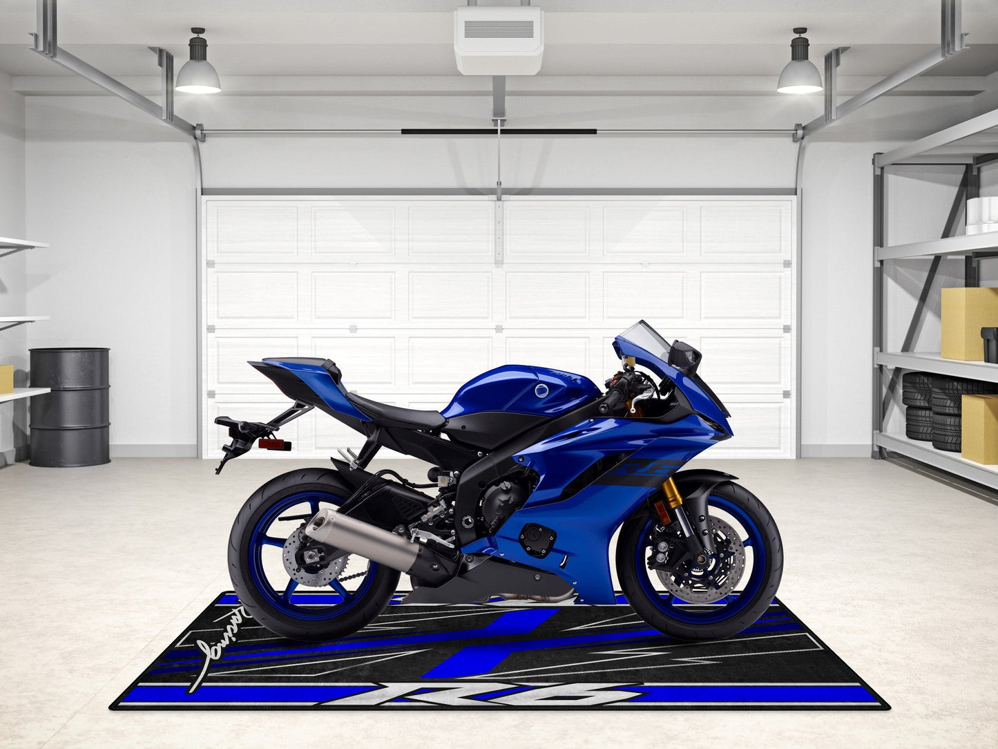 Designed Pit Mat for Yamaha R6 Motorcycle - MM7255