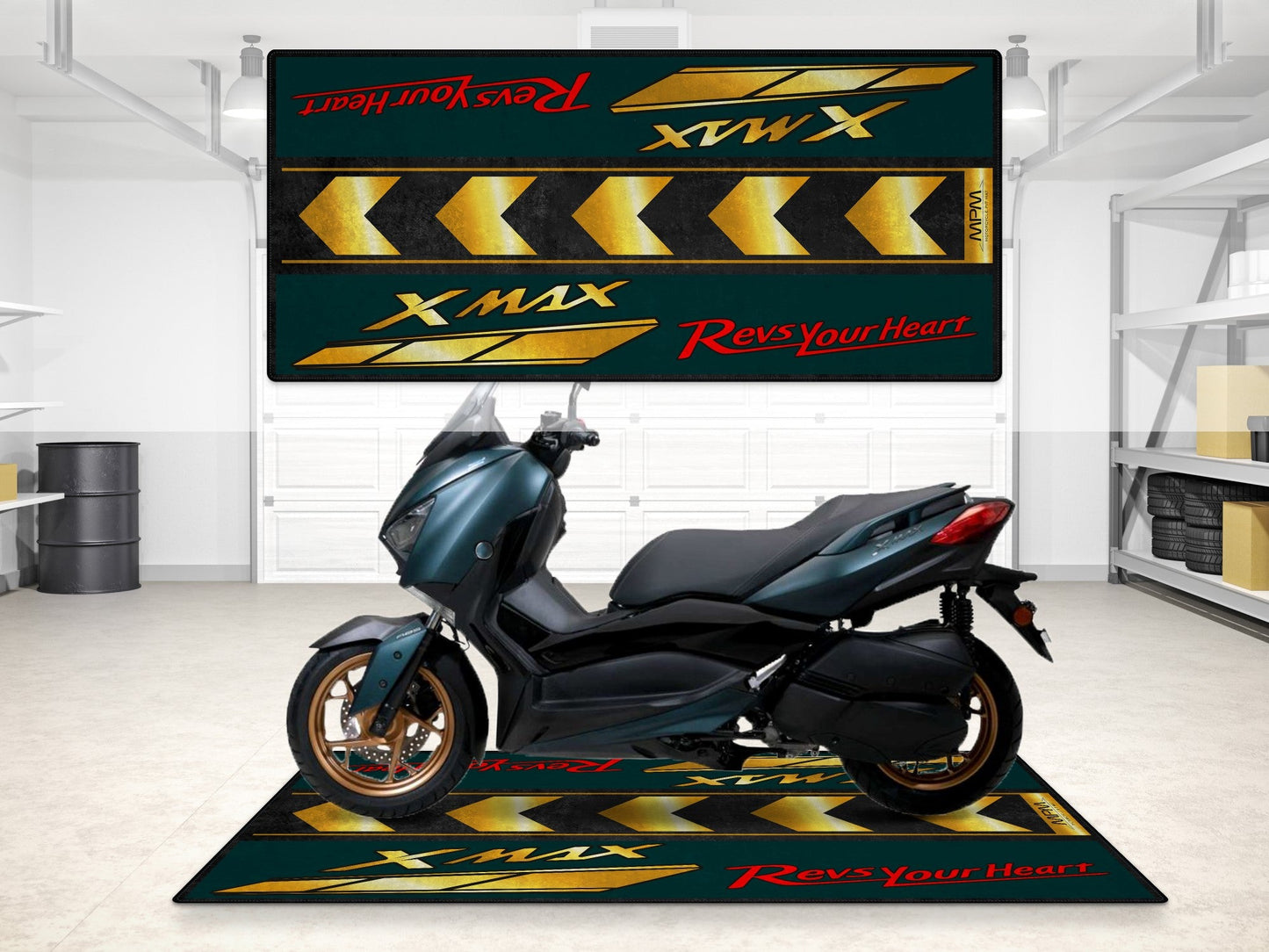 Designed Pit Mat for Yamaha Xmax Motorcycle - MM7124
