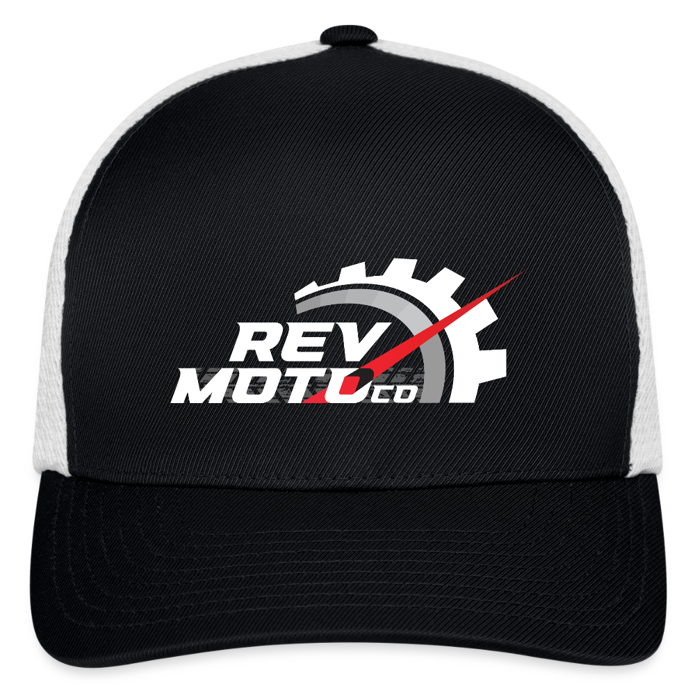 Flexfit Fitted Baseball Cap - black/white
