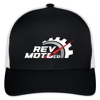 Flexfit Fitted Baseball Cap - black/white