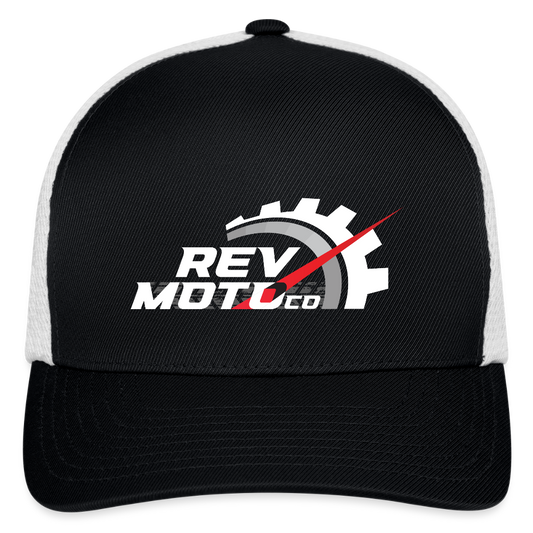 Flexfit Fitted Baseball Cap - black/white