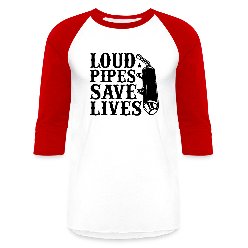 Baseball T-Shirt - white/red