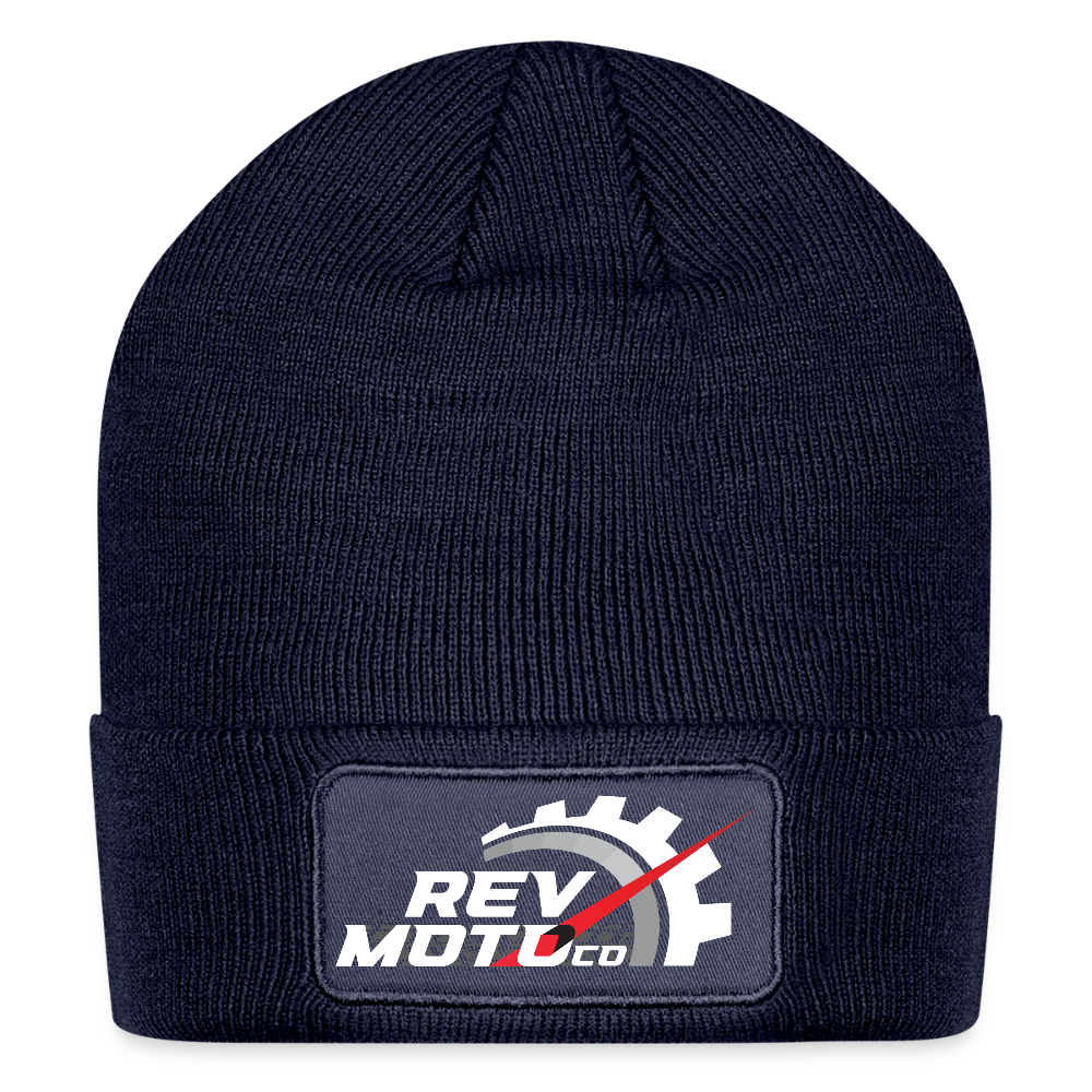 Patch Beanie - navy