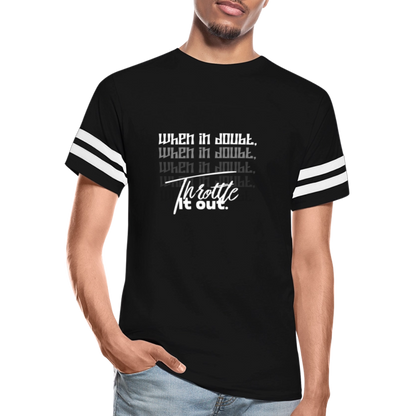 Vintage Sport T-Shirt - black/white
