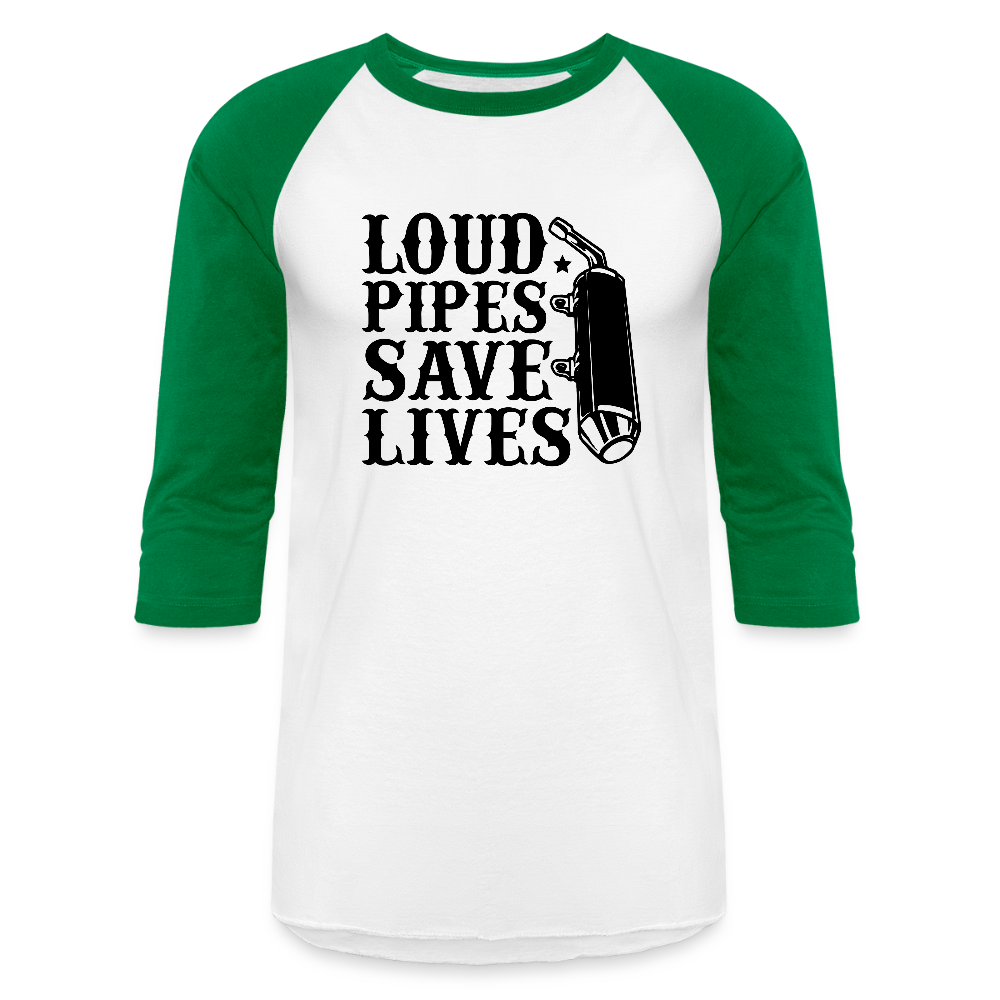 Baseball T-Shirt - white/kelly green