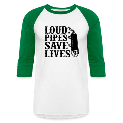 Baseball T-Shirt - white/kelly green