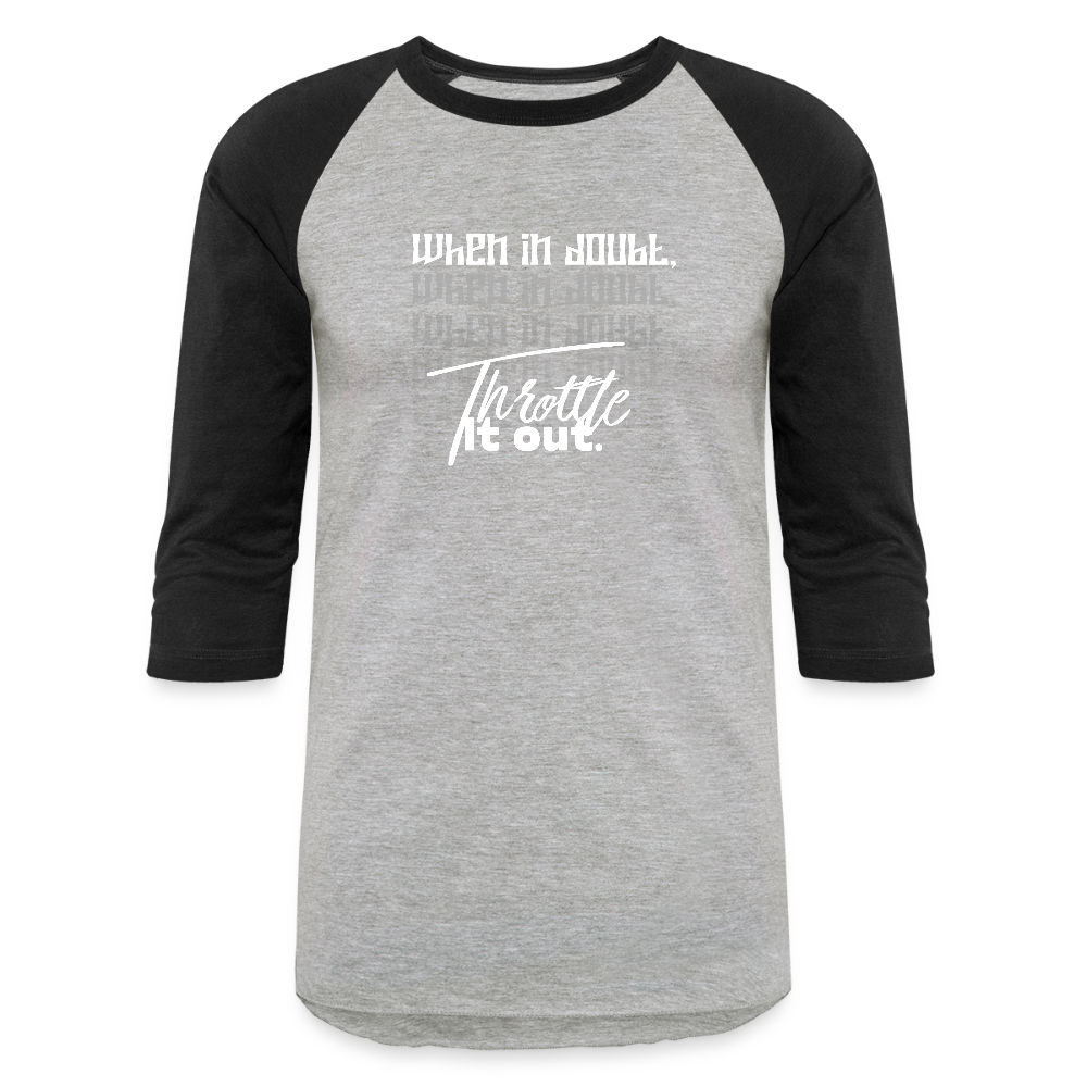 Baseball T-Shirt - heather gray/black