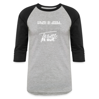 Baseball T-Shirt - heather gray/black