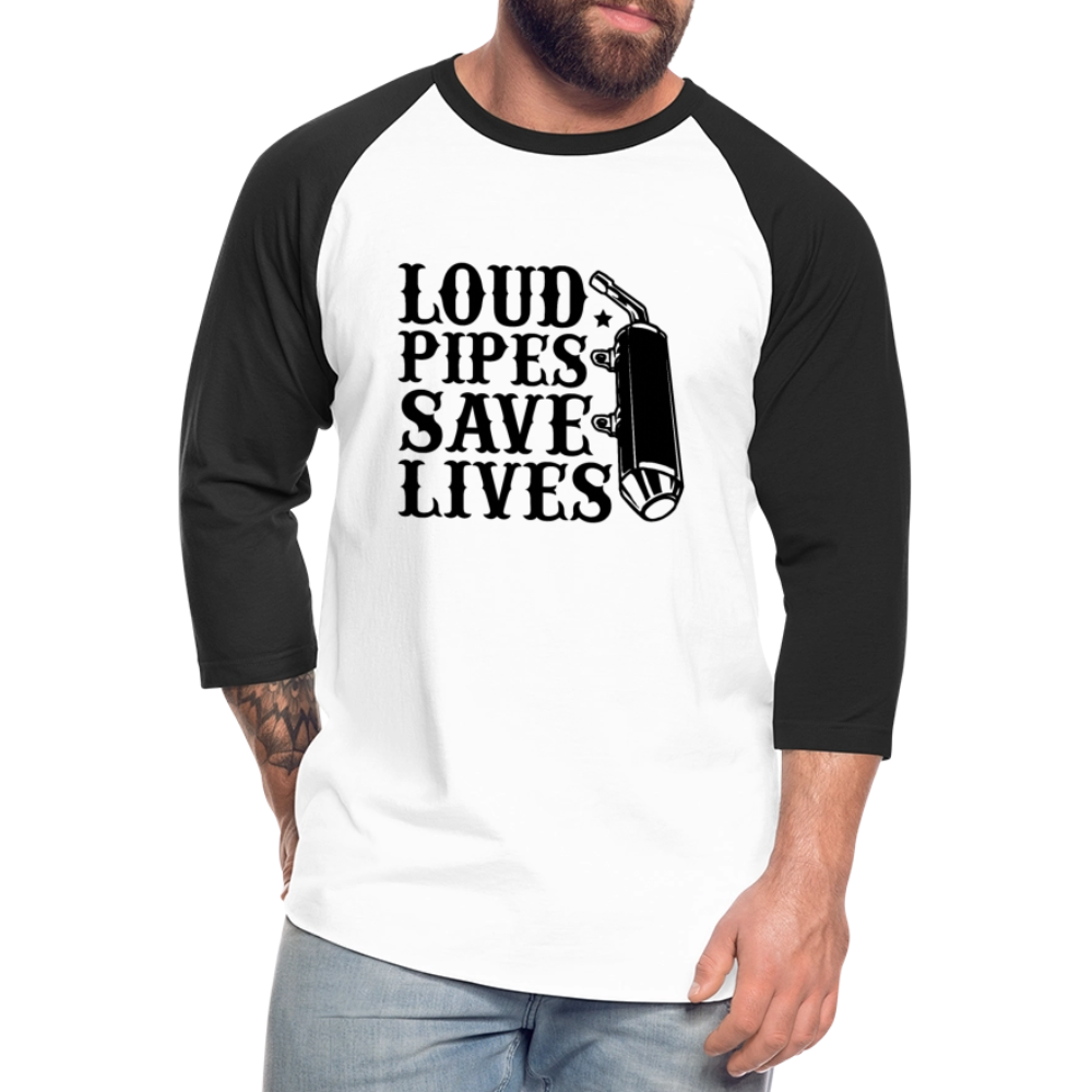 Baseball T-Shirt - white/black