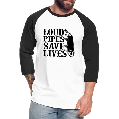 Baseball T-Shirt - white/black