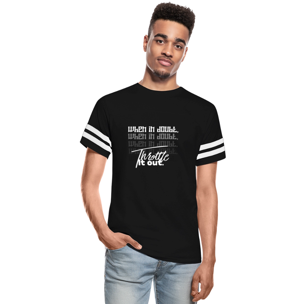 Vintage Sport T-Shirt - black/white