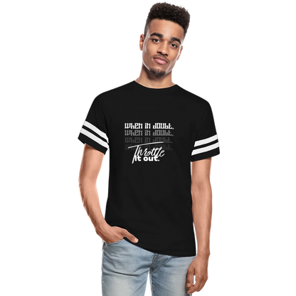 Vintage Sport T-Shirt - black/white