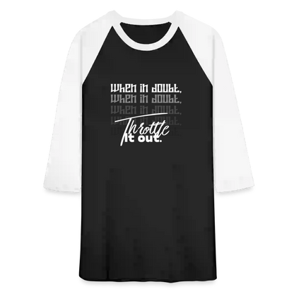 Baseball T-Shirt - black/white