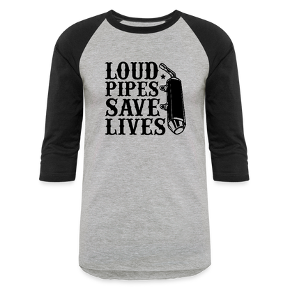 Baseball T-Shirt - heather gray/black