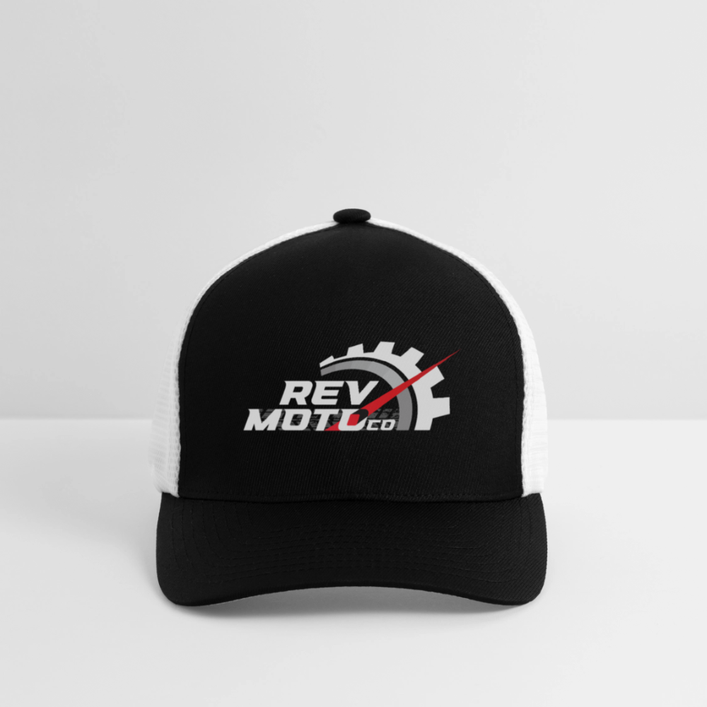 Flexfit Fitted Baseball Cap - black/white