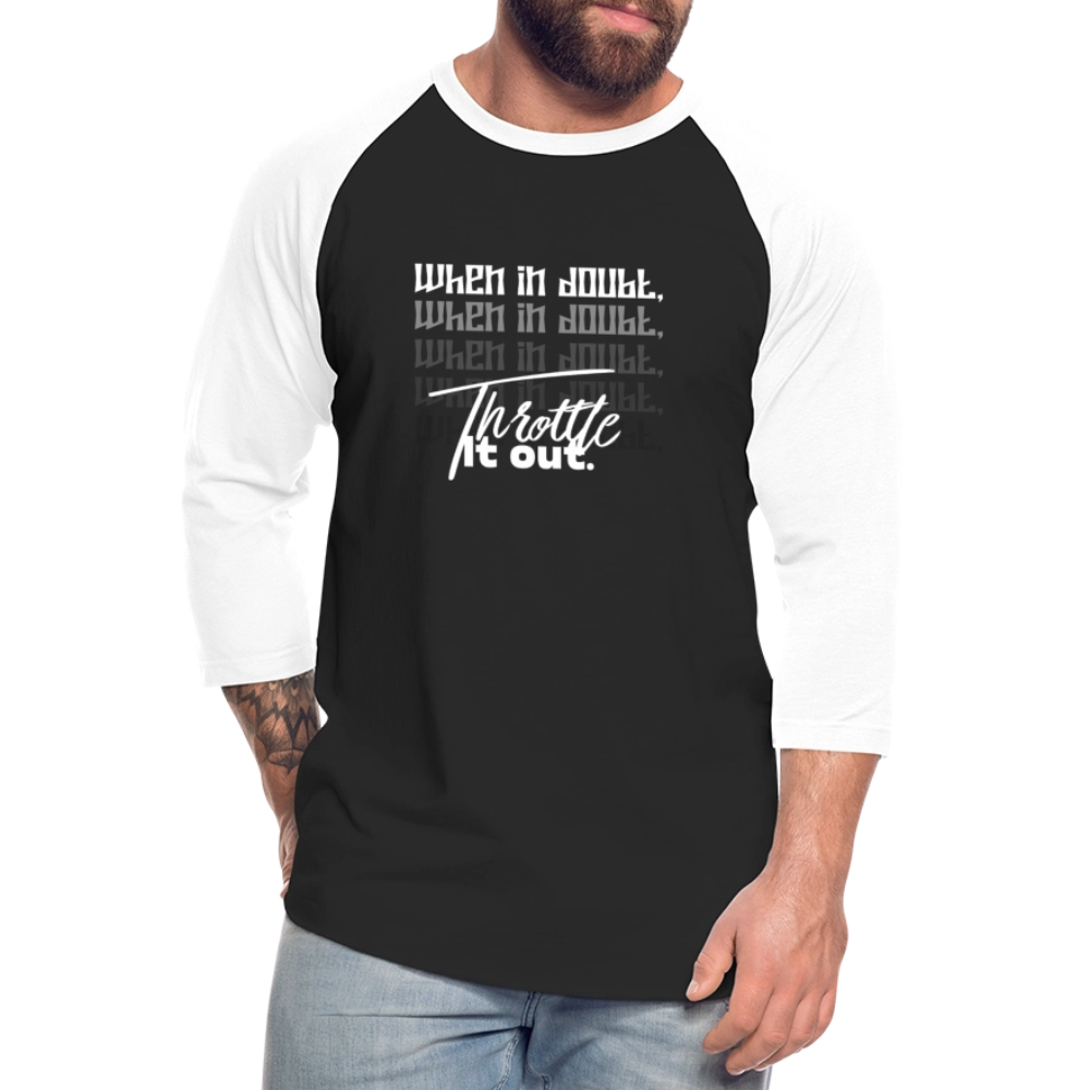 Baseball T-Shirt - black/white