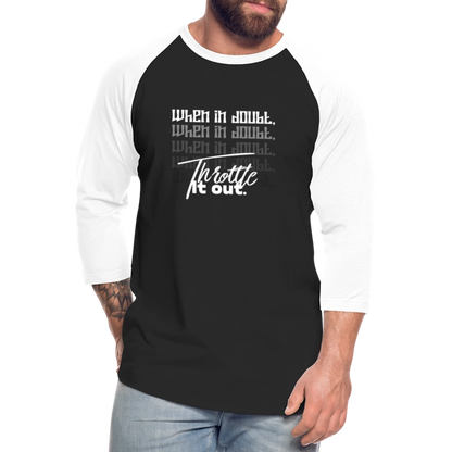 Baseball T-Shirt - black/white