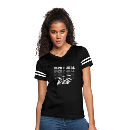 Women’s Vintage Sport T-Shirt - black/white