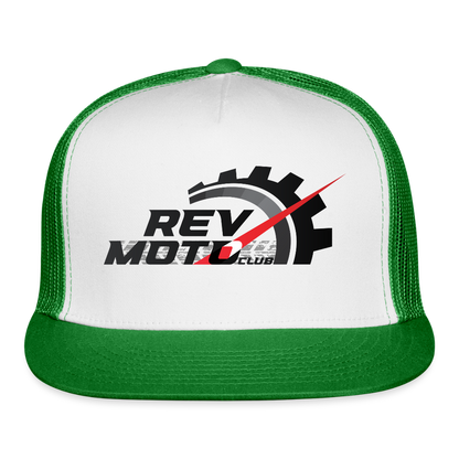 Trucker Hat - white/kelly green