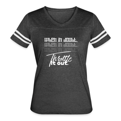 Women’s Vintage Sport T-Shirt - vintage smoke/white
