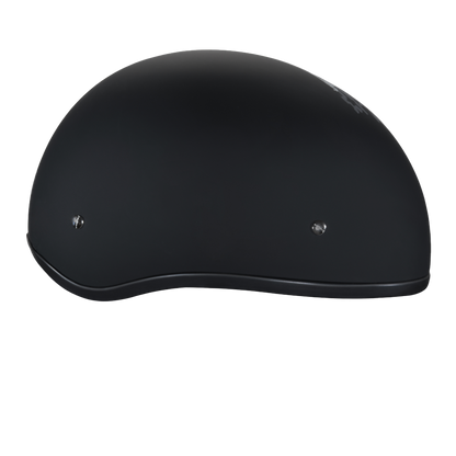 DOT Approved Daytona Motorcycle Half Face Helmet - Skull Cap Graphics for Men & Women, Scooters, ATVs, UTVs & Choppers - W/ 2nd Amendment