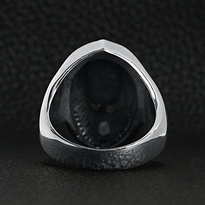 Sterling Silver Alien Skull Ring