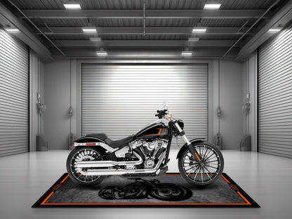 Motorcycle Mat Design for Chopper Motorcycle  - MM7208