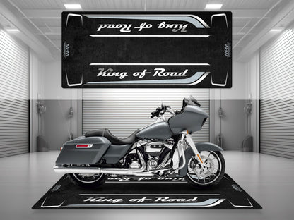 Motorcycle Mat for Cruiser Motorcycle "King of Road" - MM7342