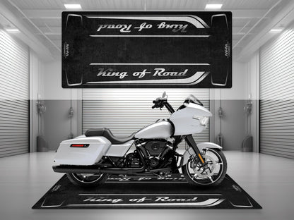 Motorcycle Mat for Cruiser Motorcycle "King of Road" - MM7342