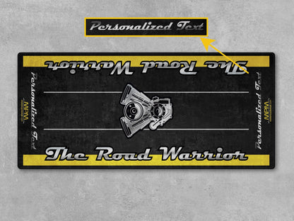 Motorcycle Mat for Touring Motorcycle "The Road Warrior" - MM7344