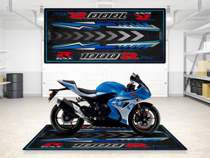 Designed Pit Mat for Suzuki GSX-R1000RZ Motorcycle - MM7354