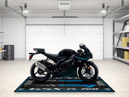 Designed Pit Mat for Suzuki GSX-R750 Motorcycle - MM7356