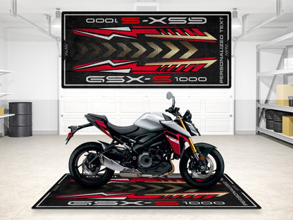 Designed Pit Mat for Suzuki GSX-S1000 Motorcycle - MM7364