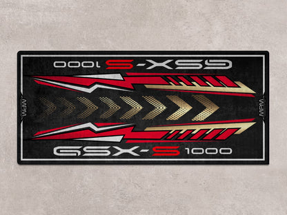 Designed Pit Mat for Suzuki GSX-S1000 Motorcycle - MM7364