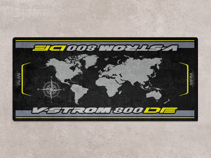 Designed Pit Mat for Suzuki V-STROM 800DE Motorcycle - MM7373