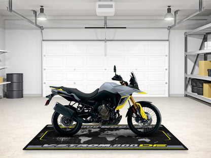 Designed Pit Mat for Suzuki V-STROM 800DE Motorcycle - MM7373