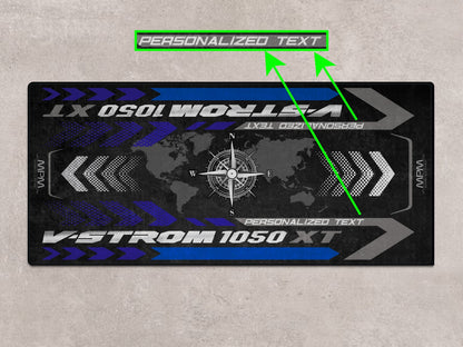 Designed Pit Mat for Suzuki V-STROM 1050XT Motorcycle - MM7377