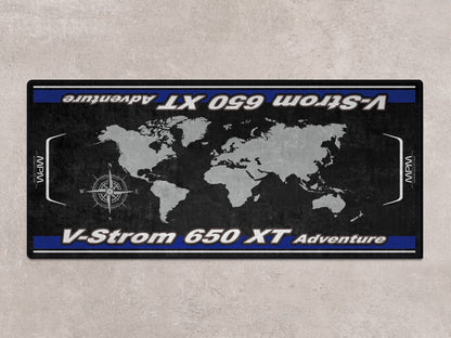 Designed Pit Mat for Suzuki V-STROM 650XT Adventure Motorcycle - MM7378