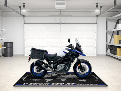 Designed Pit Mat for Suzuki V-STROM 650XT Adventure Motorcycle - MM7378