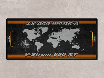 Designed Pit Mat for Suzuki V-STROM 650XT Motorcycle - MM7379