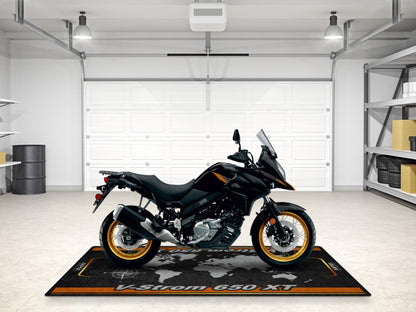 Designed Pit Mat for Suzuki V-STROM 650XT Motorcycle - MM7379