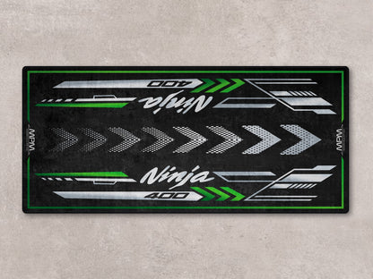Designed Pit Mat for Kawasaki Ninja 400 Motorcycle - MM7386