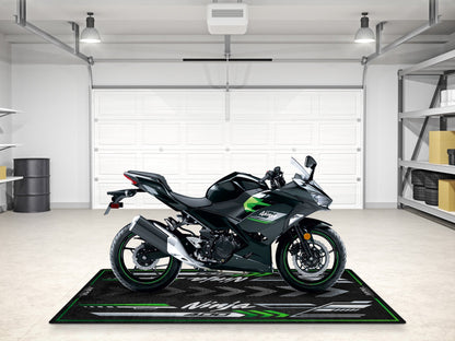 Designed Pit Mat for Kawasaki Ninja 400 Motorcycle - MM7386
