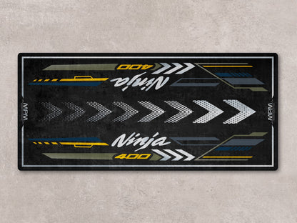 Designed Pit Mat for Kawasaki Ninja 400 Motorcycle - MM7386