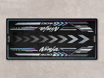 Designed Pit Mat for Kawasaki Ninja 400 Motorcycle - MM7386