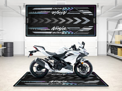 Designed Pit Mat for Kawasaki Ninja 400 Motorcycle - MM7386